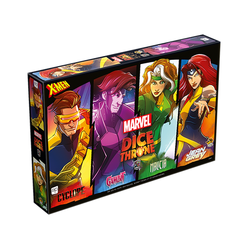 Dice Throne Marvel – Cyclope, Gambit, Malicia, Jean Grey