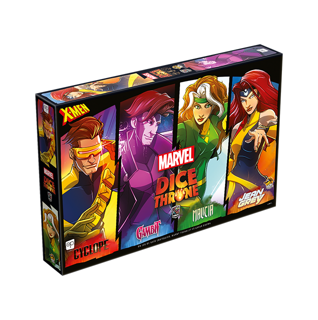Dice Throne Marvel – Cyclope, Gambit, Malicia, Jean Grey