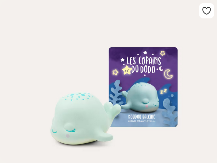 Tonie - Les copains du dodo - Doudou Baleine
