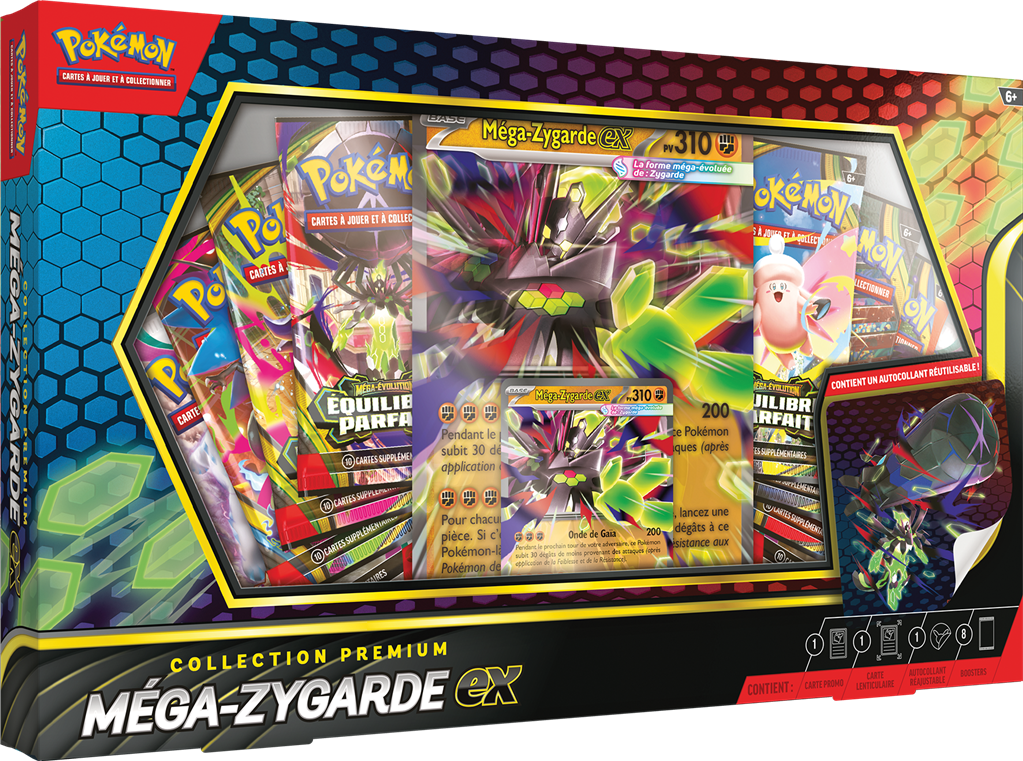 [POKPREMAI26] Pokémon : Coffret Méga-Zygarde-Ex (8 boosters) 
