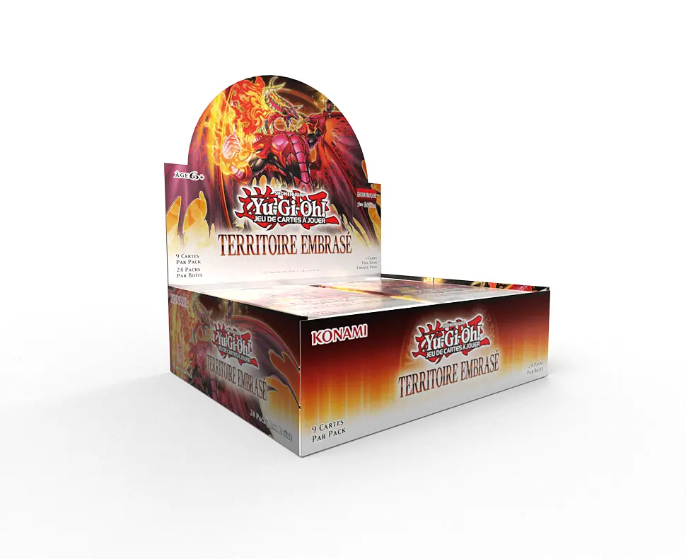 [613334] Yu-Gi-Oh! - Territoire Embrasé : Display FR (24 boosters)