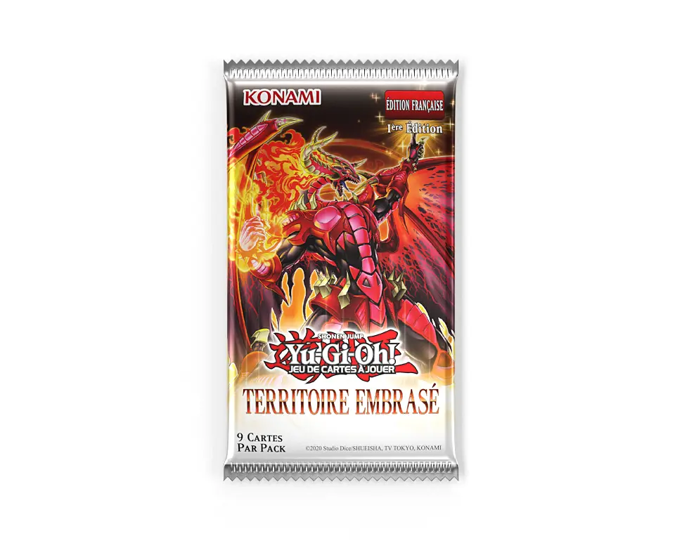 [613334-booster] Yu-Gi-Oh! -  Territoire Embrasé : Booster FR