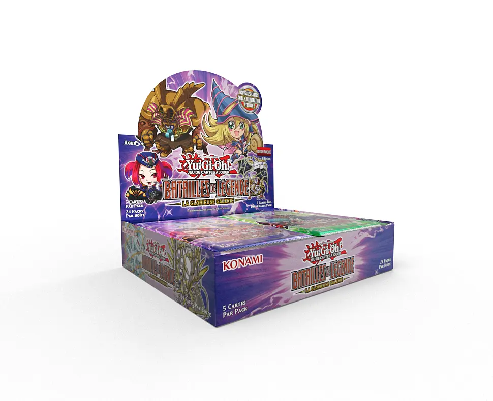 [613390] Yu-Gi-Oh! - Batailles de Légende : La Glorieuse Galerie : Display FR (24 boosters)