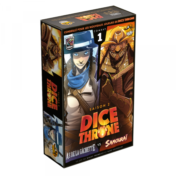 [JDPLDG087] Dice Throne S2- As de la gâchette vs Samouraï
