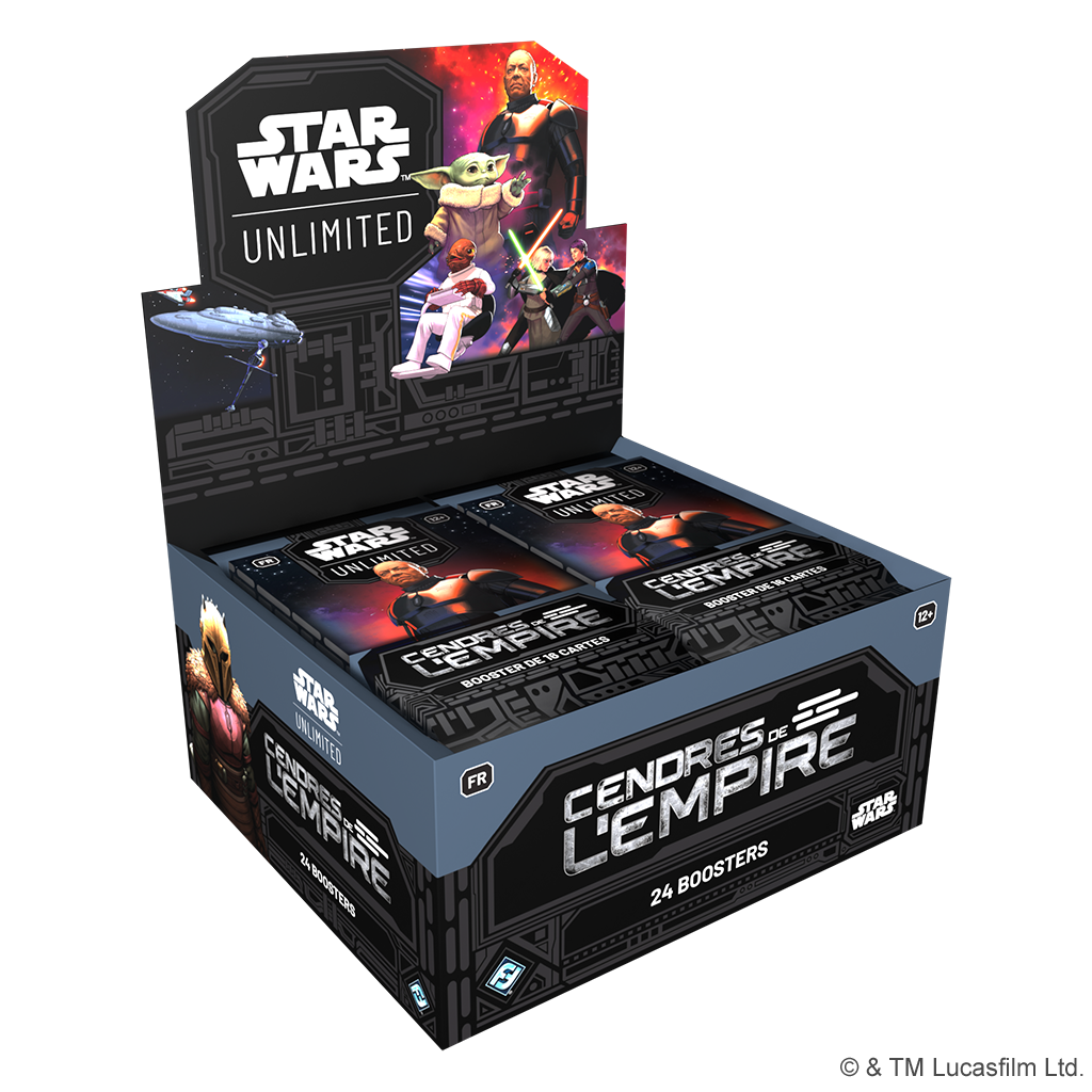 Star Wars Unlimited : Cendres de l'Empire - Display FR (24 boosters)