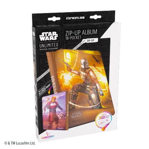 [GGS31081ML] Star Wars Unlimited - Zip-Up Album 18-Pocket : The Armorer