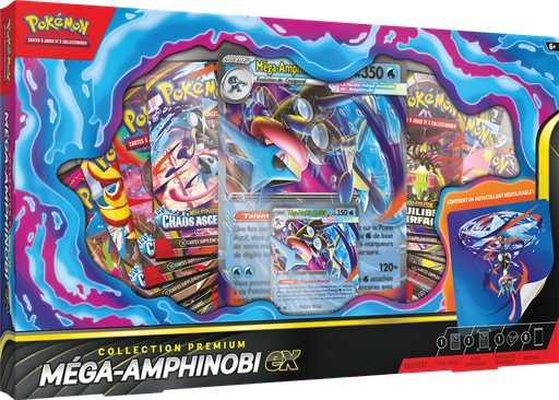 [POKPREJUI26] Pokémon : Coffret Premium Mega-Amphinobi-Ex (8 boosters)