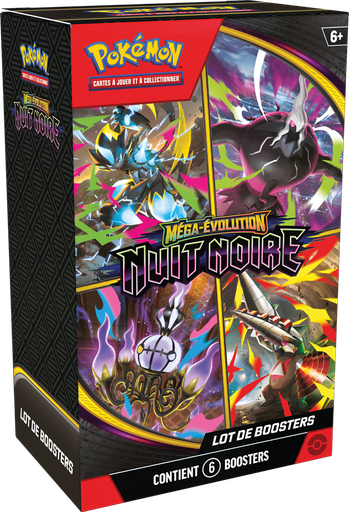 Pokémon ME05 - Nuit Noire : Bundle 6 boosters