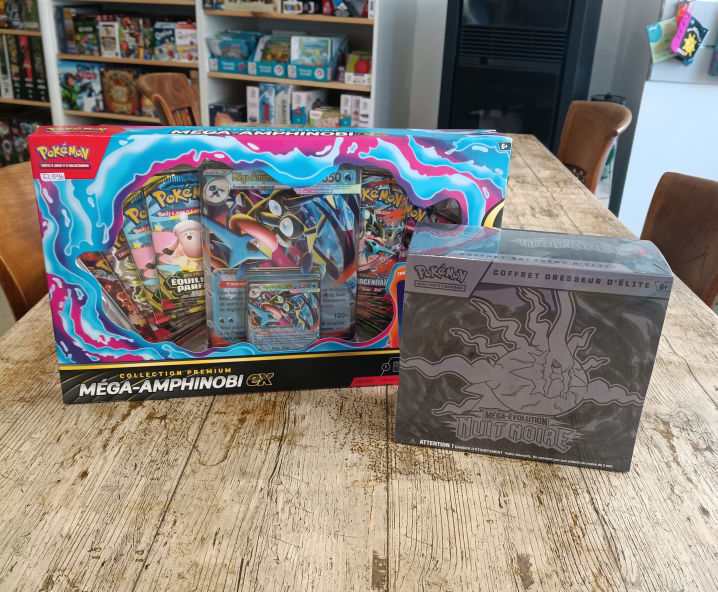 Pokémon ME05 - Nuit Noire : coffret Dresseur d'Elite (ETB) + coffret au choix