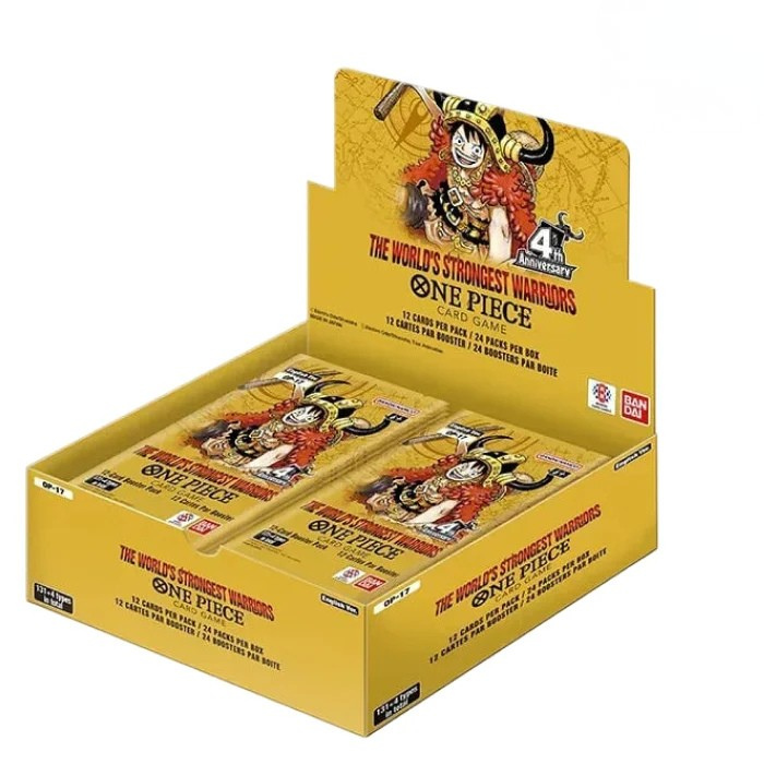 One Piece OP17 - The World’s Strongest Warriors : Display EN (24 boosters)