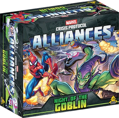 Marvel Crisis Protocol : Alliances - Night of the Goblin (Base) + un pack de dés alternatif offert