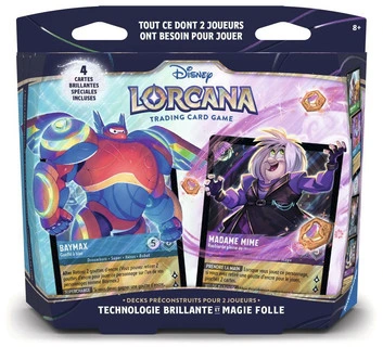 [11.090.095] Disney Lorcana - Hyperia City : 2 decks préconstruits : Magie VS Science