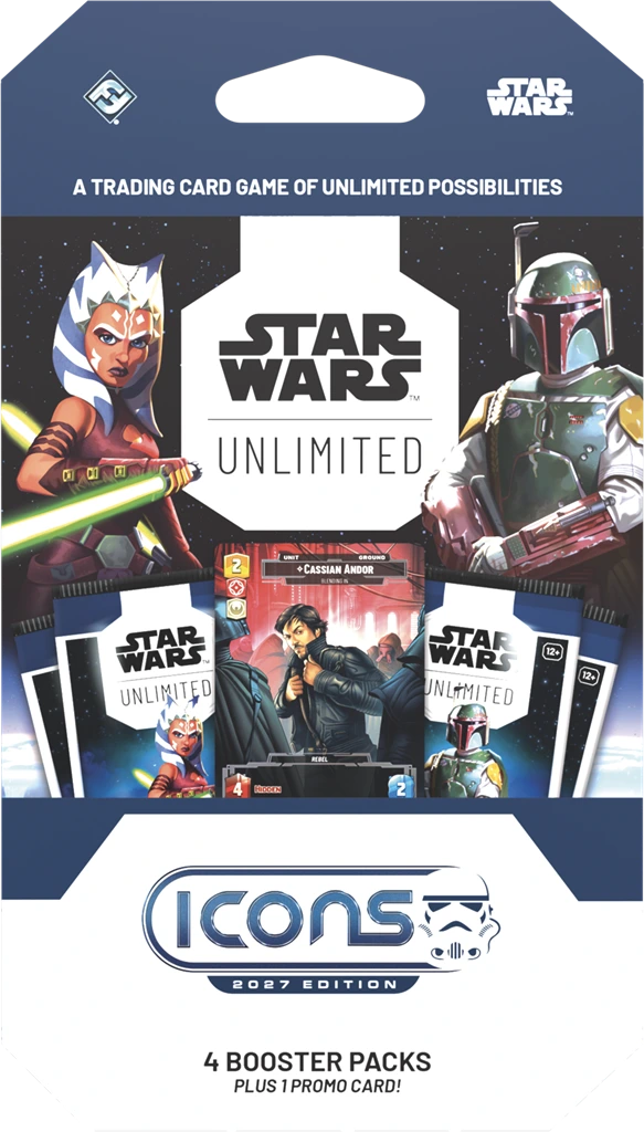 [FFGSWHA017EN] Star Wars Unlimited - Icons Edition 2027 : Blister 4 boosters + 1 carte promo