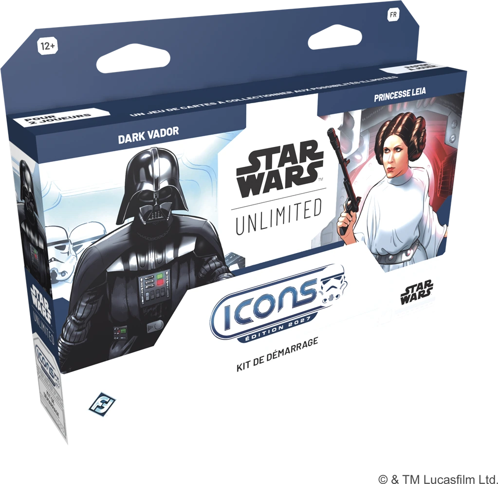 [FFGSWHA018FR] Star Wars Unlimited - Icons Edition 2027 : Kit de démarrage FR