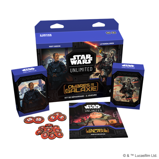 [FFGSWH0203FR] Star Wars Unlimited : Ombres de la Galaxie – Starter 2 joueurs FR