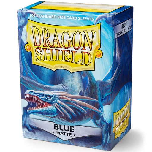 [AT-11003] Dragon Shield - Standard Sleeves - Matte Blue (x100)