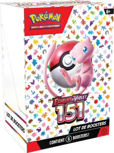 [POEV356B] Pokémon EV3.5 : Bundle de 6b. Pokémon 151
