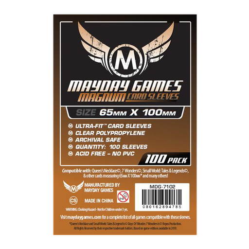 [MDG-7102] Sleeves 65x100 magnum Standard - Mayday