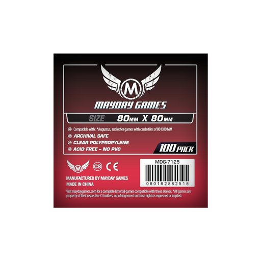 [MDG-7125] Sleeves 80x80 Standard - Mayday