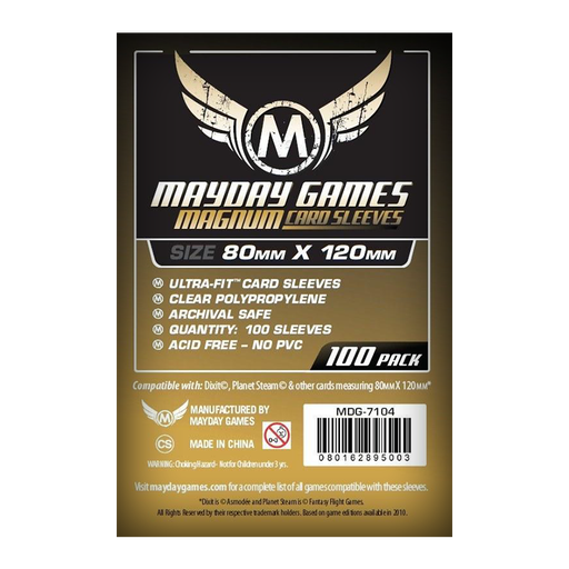[MDG-7104] Sleeves 80x120 Standard - Mayday