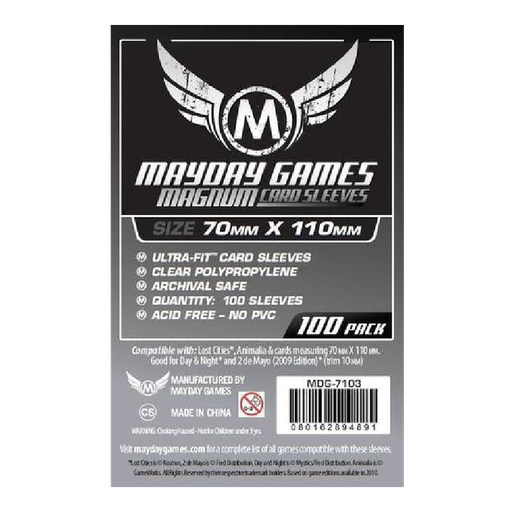 [MDG-7103] Sleeves 70x110 Magnum Standard - Mayday