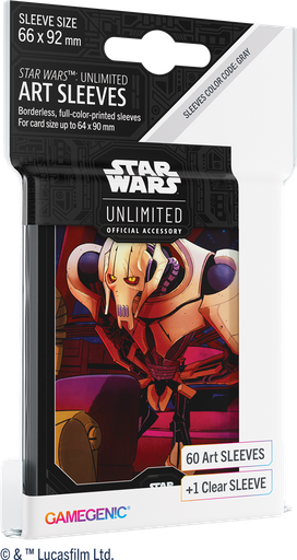 [GGS15060ML] GG : Star Wars Unlimited Art Sleeves : General Grievous