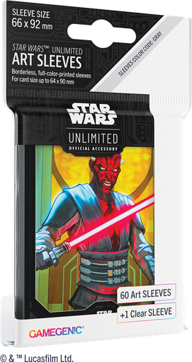 [GGS15062ML] GG : Star Wars Unlimited Art Sleeves : Darth Maul