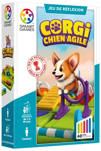 [SG 451 FR] SmartGames : Corgi, Chien agile