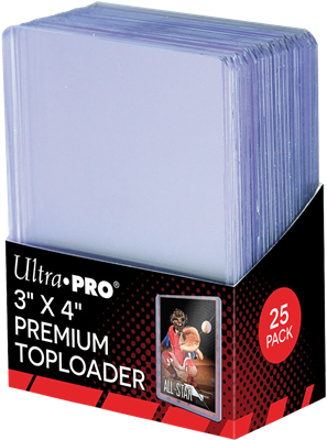 [81145] 3" X 4" Ultra Clear Premium Toploader 25ct