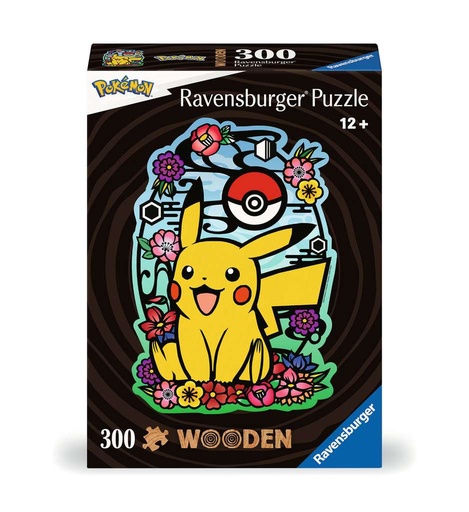 [12.000.761] Puzzle en bois - Pikachu