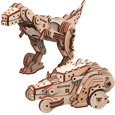 [PWDI] Dinocar modèle 3D mobile en bois