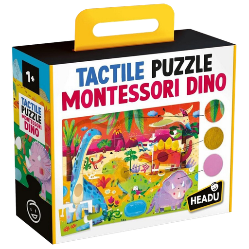 [PIX1462] Tactile Puzzle Montessori Dino