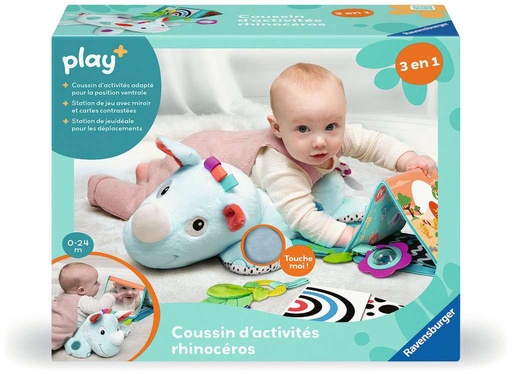 [12.034.010] Coussin d'activités rhinocéros