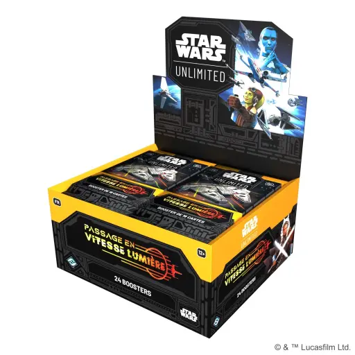 [FFGSWH0401FR] Star Wars Unlimited : Passage en Vitesse Lumière - Display FR (24 Boosters)