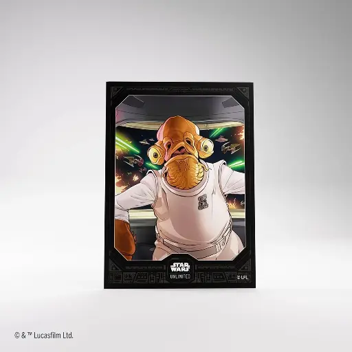 [GGS15075ML] GG : Star Wars Unlimited Art Sleeves : Admiral Ackbar