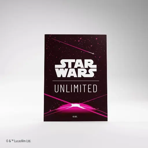 [GGS15076ML] GG : Star Wars Unlimited Art Sleeves : Card Back Magenta