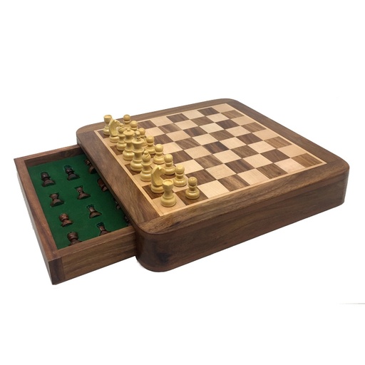 [ESBM12S] Échiquier (jeu d'échecs) - Tiroir 30 cm Roi 57 mm