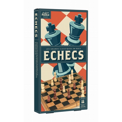 [PP6303] Échiquier (jeu d'échecs) Bois Vintage