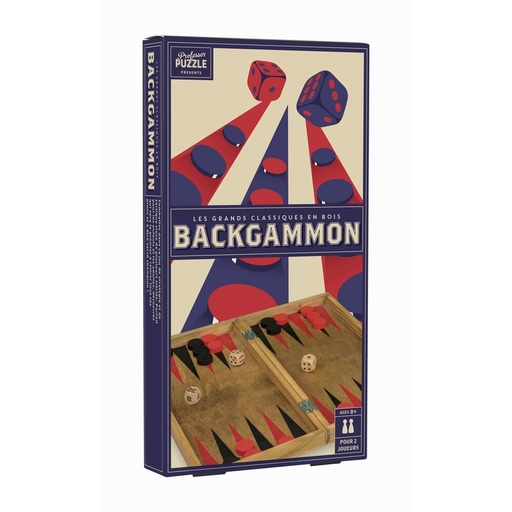 [PP6305] Backgammon Bois Vintage 