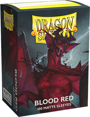 [AT-11050] Dragon Shield Matte : Blood red