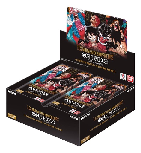 [OP09BOFR] One Piece : OP09 - Les nouveaux empereurs - Display (24 boosters) FR