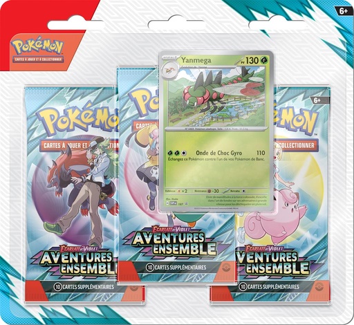 [3PACK01EV09] Pokémon EV09 : pack 3 boosters