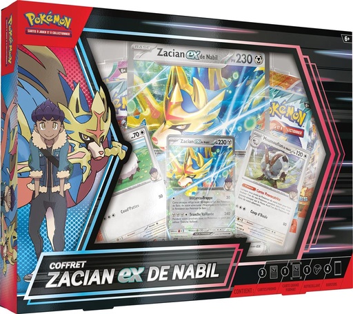 [POEVMAR25] Pokémon : Coffret ex Mars Zacian-ex de Nabil