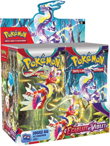 [POEV02] Pokémon EV01. Écarlate et Violet : Display (36 Boosters)