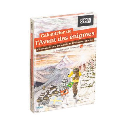 [HICA1482025] Hidden Games: Calendrier de l'avent des énigmes - L'incroyable Tour Du Monde Du Professeur Charlie