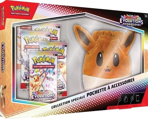 [POKEVX5ACC] Pokémon EV8.5 : Coffret Accessoires (5 boosters)