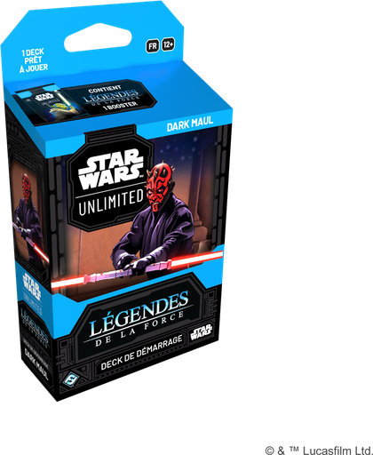 [FFGSWH0500EN-DarkMaul] Star Wars Unlimited : Legends of the Force - Deck 1J - Dark Maul (EN)