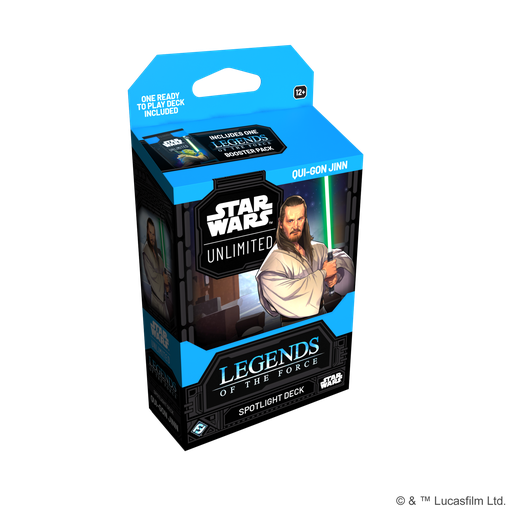 [FFGSWH0500ENQui-GonJinn] Star Wars Unlimited : Legends of the Force Deck 1J - Qui-Gon Jinn (EN)