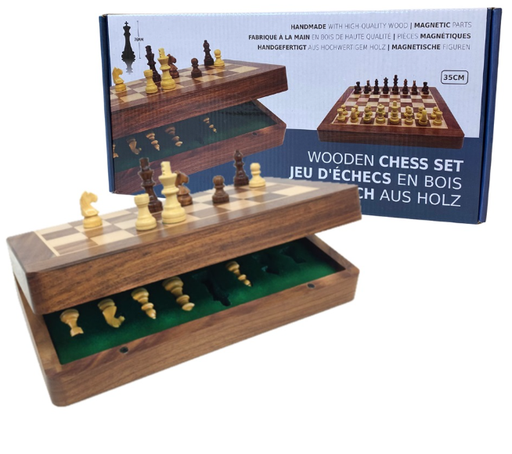 [ECBM14S] Échiquier (jeux d'échecs) 35cm - Hauteur du roi 76mm
