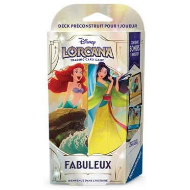 [11.098.634-Ariel&Mulan] Disney Lorcana set 9 - Fabuleux -  Starters Ariel & Mulan